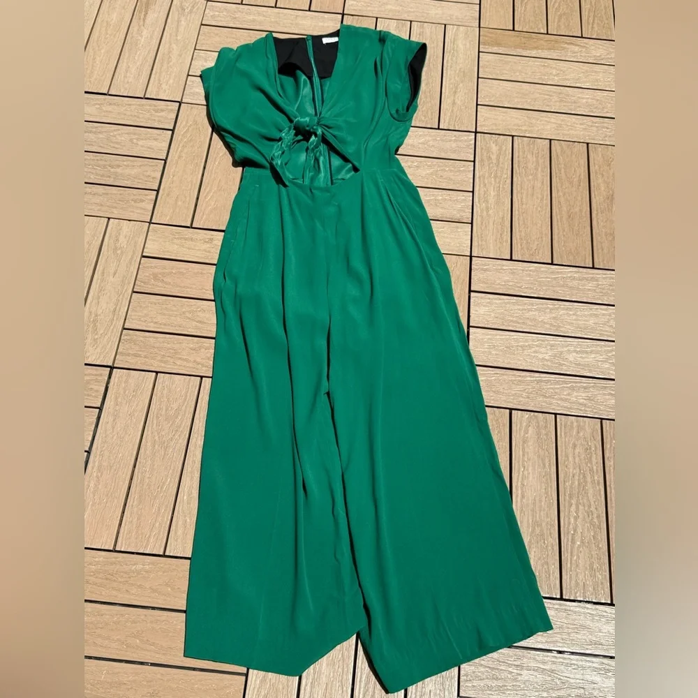 Sandro Paris short sleeve green romper - Picture 9 of 13